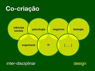 comunicaçã
ovisual
+
colaboração
 