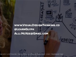 TM
www.VisualDesignThinking.co
@LearnGlyph
Alli.McKee@Gmail.com
nspiration and Sources: Harvard Business Review September ...