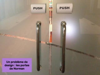 Un problème de
design : les portes
de Norman
 
