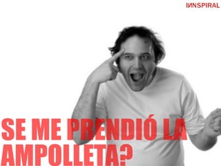 77Design Thinking
SE ME PRENDIÓ LA
AMPOLLETA?
 