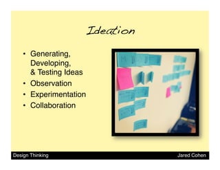 Experimentation Indesign Thinking Design Thinking | PDF