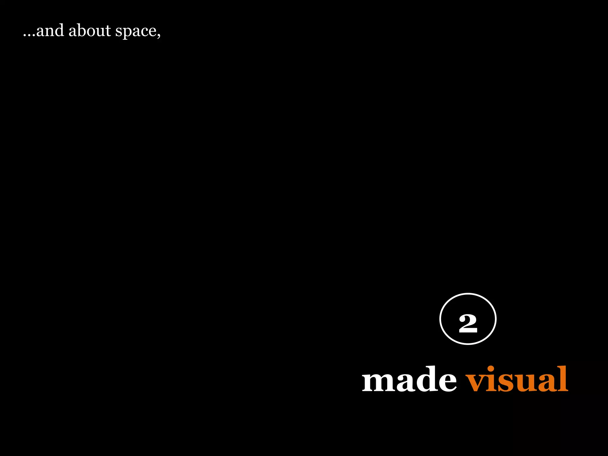 “ Design is thinking  made  visual ” 2 … and about space,  unity and contrast. 