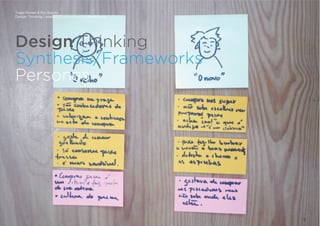 Tiago Nunes e Rui Quinta
Design Thinking | www.fishingforideas.wordpress.com
Design Thinking
Synthesis/Frameworks
Personas
 