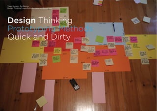 Tiago Nunes e Rui Quinta
Design Thinking | www.fishingforideas.wordpress.com
Design Thinking
Prototyping Methods
Quick and Dirty
 