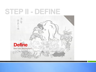 STEP II - DEFINE
 