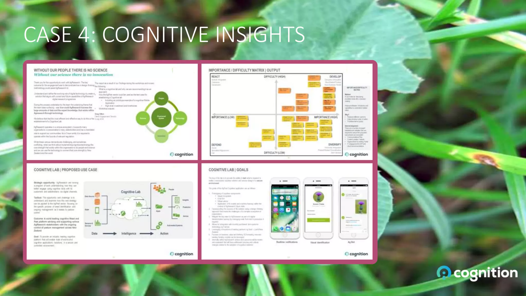 CASE 4: COGNITIVE INSIGHTS
 
