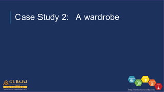 Case Study 2: A wardrobe
 