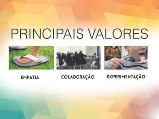 PRINCIPAIS VALORES 
 