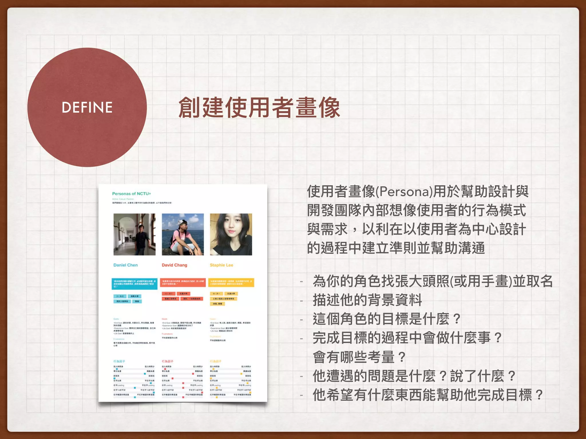 DEFINE
- ( )
-
-
-  
-
-
(Persona)
 