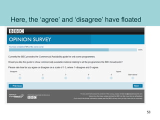 Here, the ‘agree’ and ‘disagree’ have floated
53
 