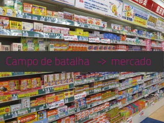 Campo de batalha -> mercado




ANA CAROLINA VILELA_IGOR ESCALANTE CASENOTE_DESIGN TO BRANDING
 