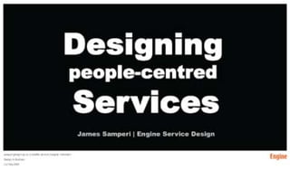 People Centred Service Design