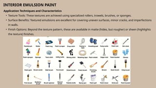 Patterned Emulsion Interior emulsion pain detail study ppt bcm | PPTX