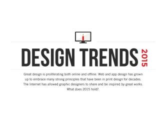 Incredible Design trends of 2015