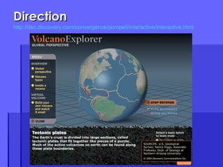 Direction http://dsc.discovery.com/convergence/pompeii/interactive/interactive.html 