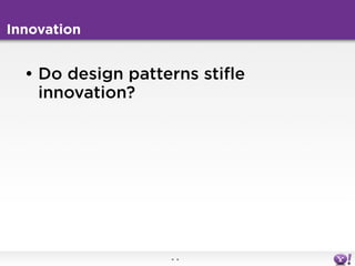 Designing with patterns in the real world