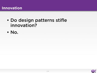 Designing with patterns in the real world