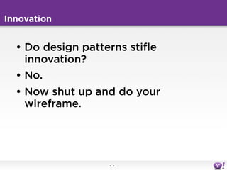 Designing with patterns in the real world