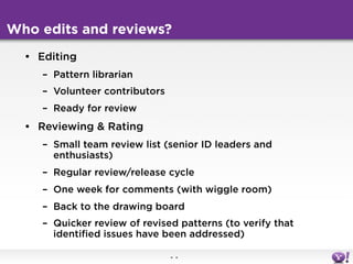 Designing with patterns in the real world