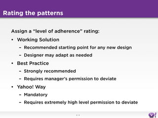 Designing with patterns in the real world