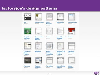 Designing with patterns in the real world