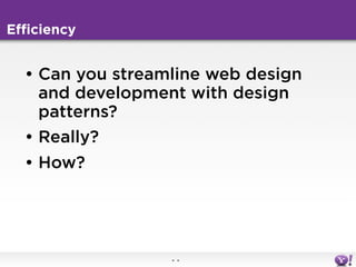 Designing with patterns in the real world