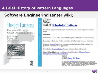 Designing with patterns in the real world