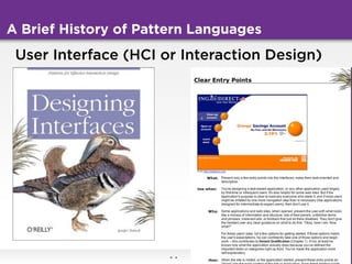 Designing with patterns in the real world