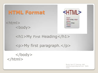 Design your first website using HTML | PPT