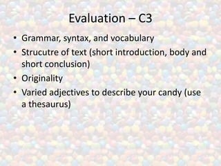 Design your own candy! | PPTX