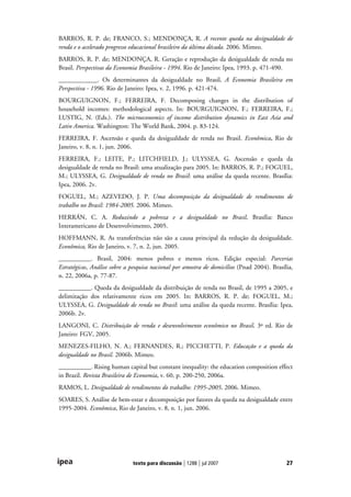 Desigualdade De Renda