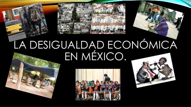 Collage De La Desigualdad En El Desarrollo Economico