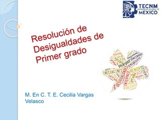 M. En C. T. E. Cecilia Vargas
Velasco
 