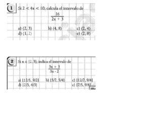 DESIGUALDADES MATEMATICA PARA ESTUDIANTES