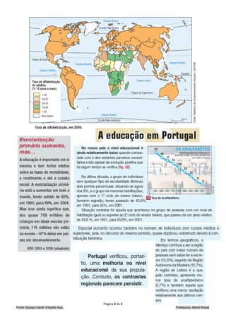 Página 2 de 2
Fonte: Espaço Geo9, Edições Asa. Professora, Marta Rosas