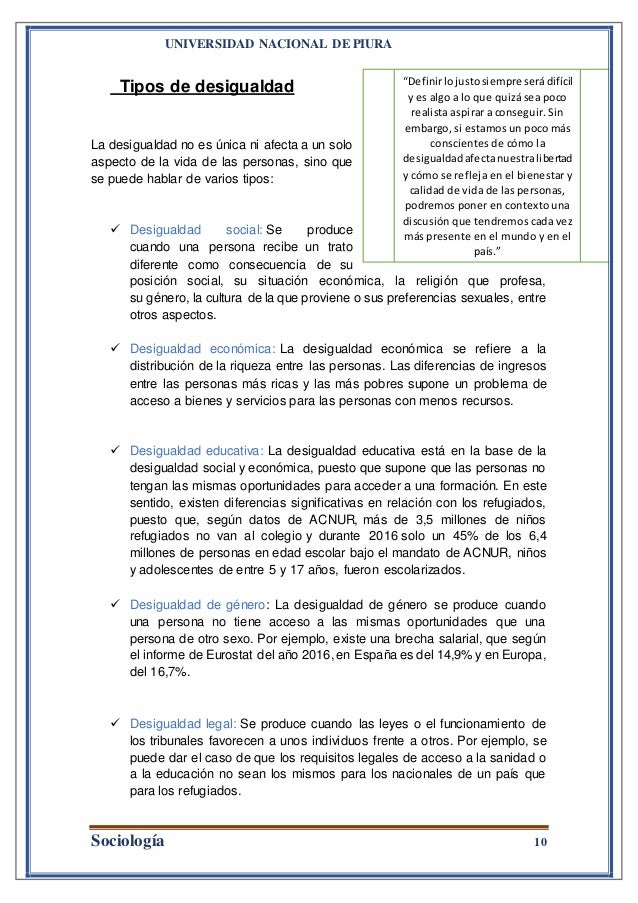 Desigualdad Y Estratificacion Social