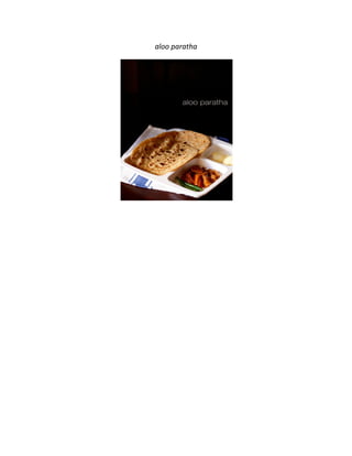aloo paratha
 