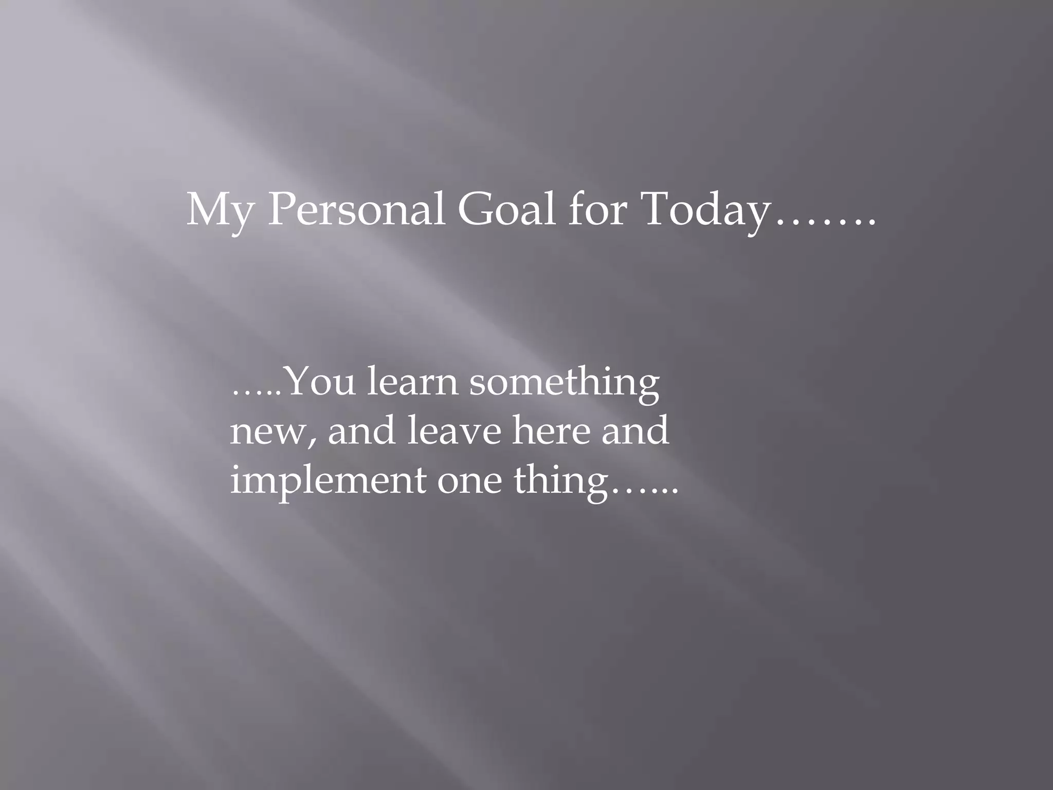 Getting Started – Recommendations