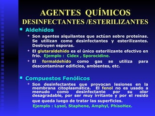 DESINFECCION y ESTERILIZACION EN LA INDUSTRIA DE ALIMENTOS | PPT