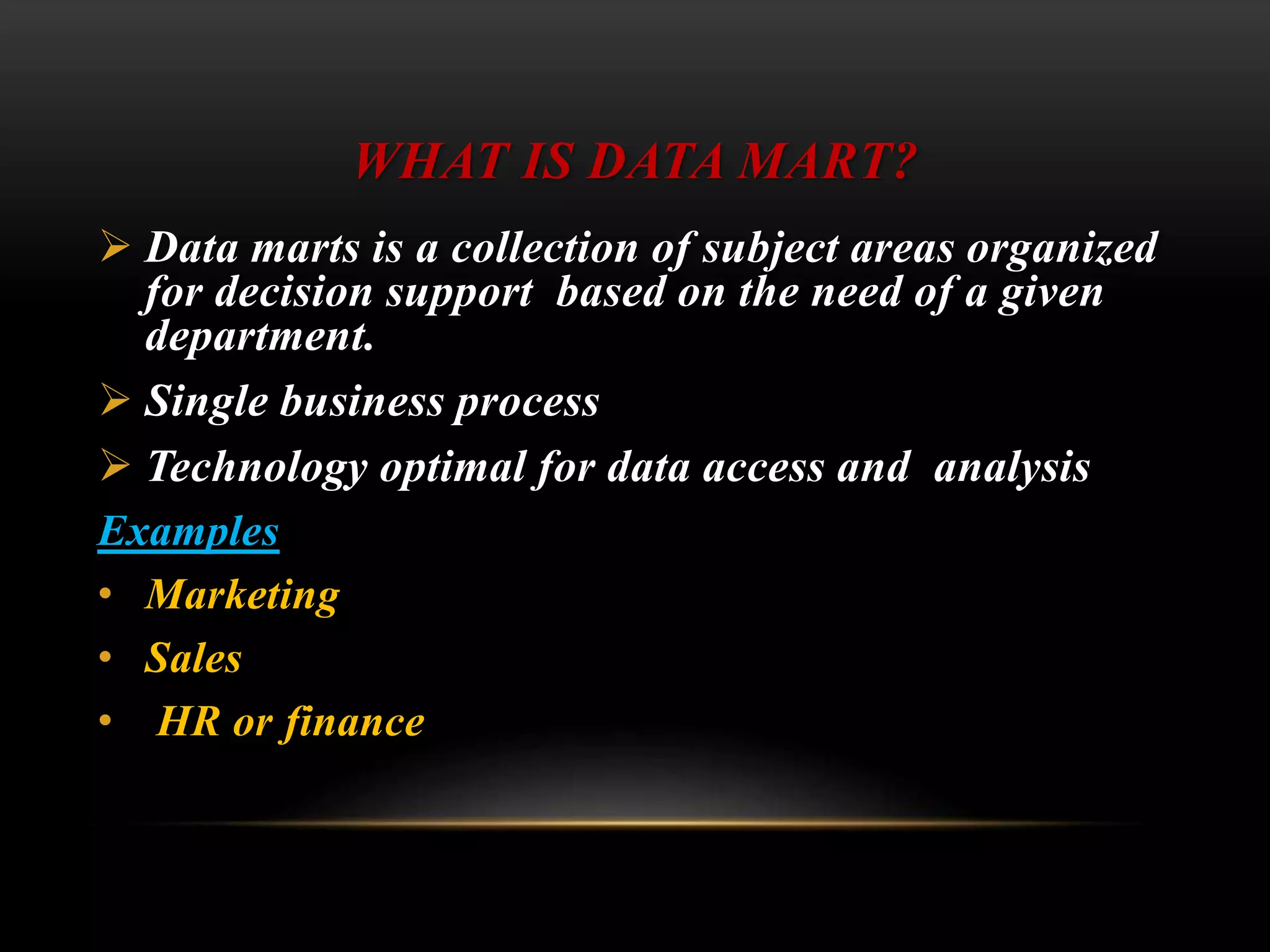 Designing data marts | PPT