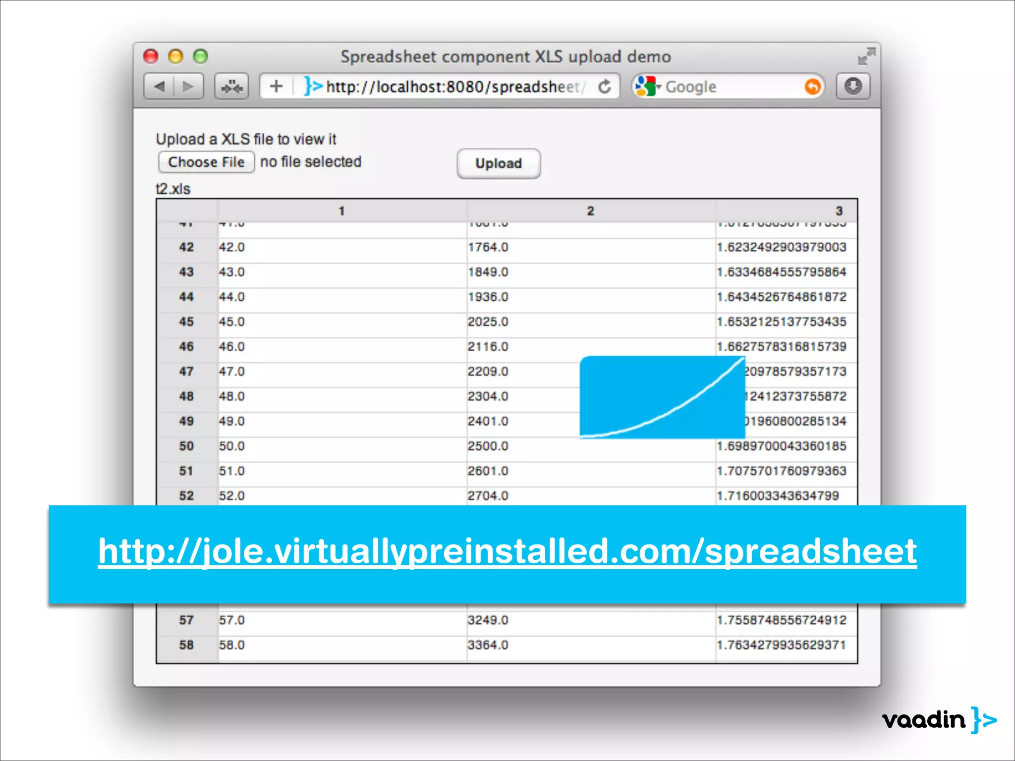 http://jole.virtuallypreinstalled.com/spreadsheet
 