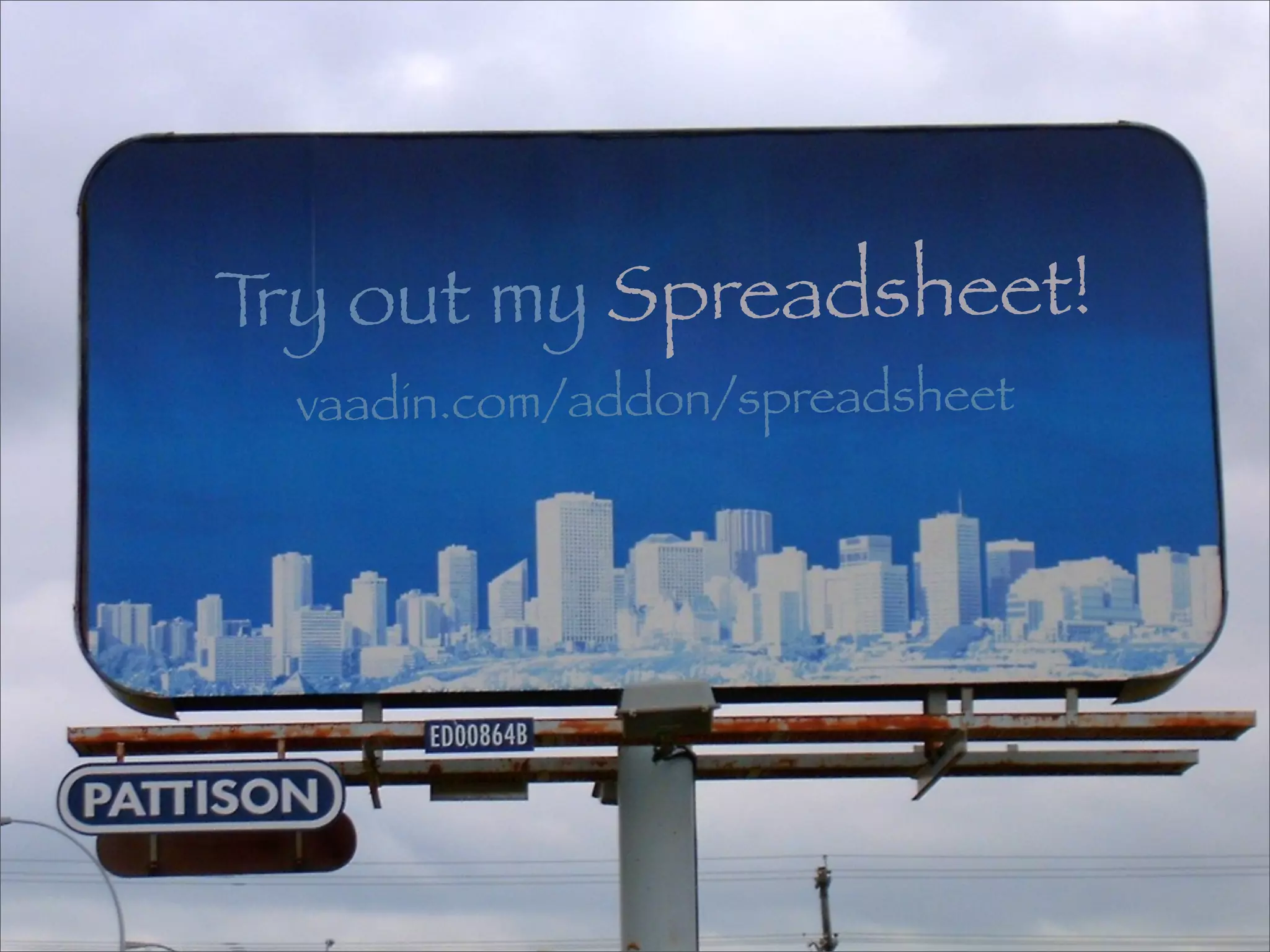 T out my Spreadsheet!
 ry
 vaadin.com/addon/spreadsheet
 