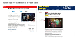 Reconhecimento facial e invisibilidade
 