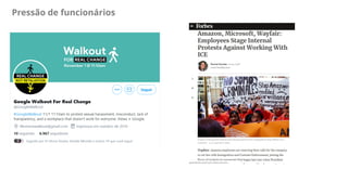 Pressão de funcionários
 