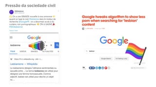 Pressão da sociedade civil
 