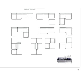75
Exemples de compositions
SMDO F220
Tissu Burbank 07
Exemples de compositions
SMDO F220
Tissu Burbank 07
 