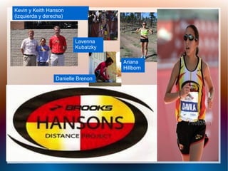 Kevin y Keith Hanson
(izquierda y derecha)
Lavenna
Kubatzky
Danielle Brenon
Ariana
Hillborn
 