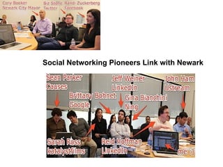 Social Networking Pioneers Link with Newark  