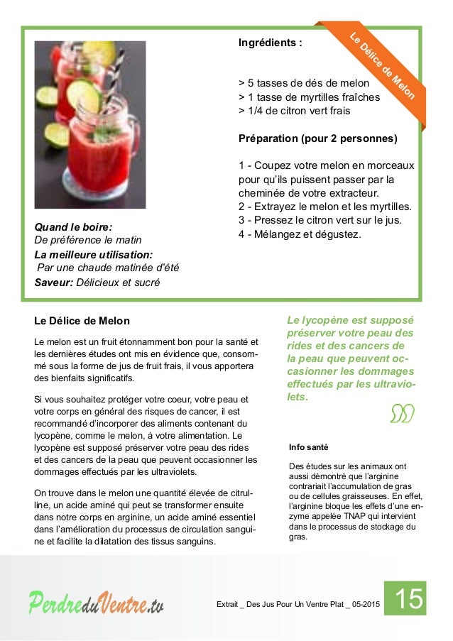 Des jus pour un ventre plat . TV _ extrait_05-2015 Des jus pour un ventre plat . TV _ extrait_05-2015