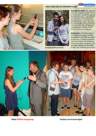 Radio FRECH nachgefragt Testlauf zum Kronen-Spiel
 